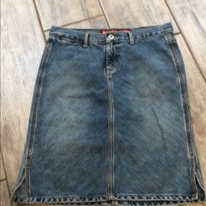 Guess Blue Denim Pencil Skirt
